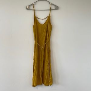 Mustard Forever 21 dress